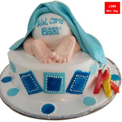 "Fondant Cake - code1380 - Click here to View more details about this Product